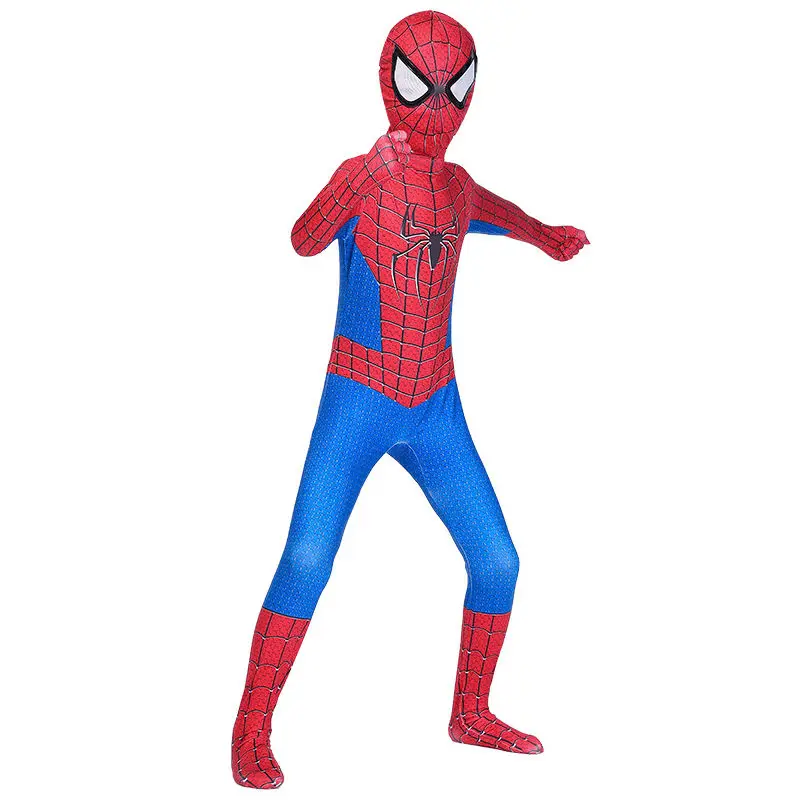 

Red Spiderman Cosplay Costume for Children Clothing Sets Spider Man Suit Men Pants Boy clothes, Photo