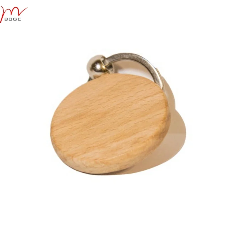 Great Custom Gifts Heavy-duty Blank Wood Keychains for engraving logo keychain