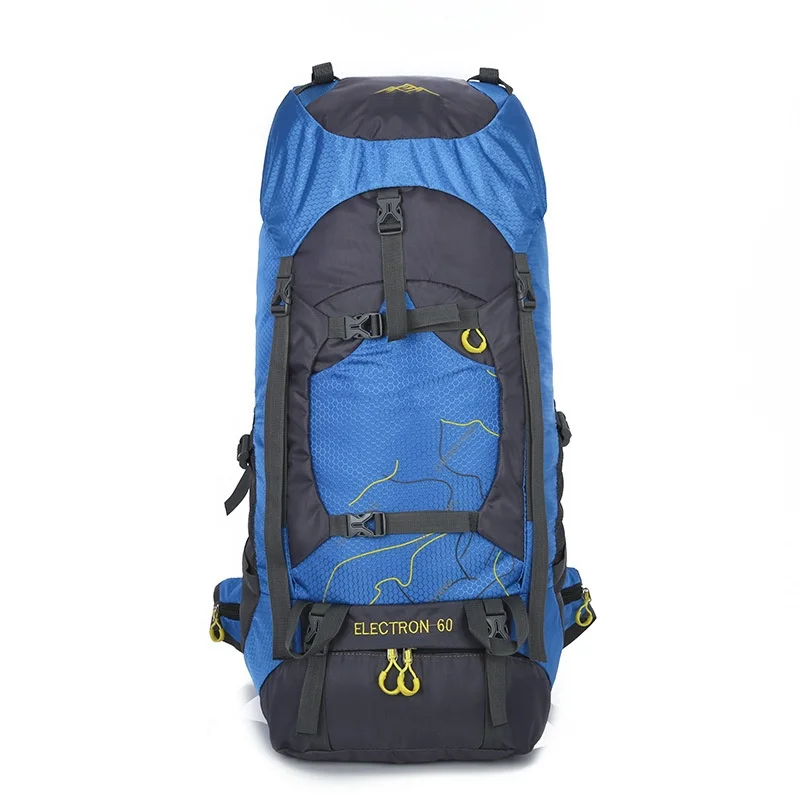 

Wholesale 60L trekking beathable nylon outdoor water proof hiking bag hiking backpacks, Customized