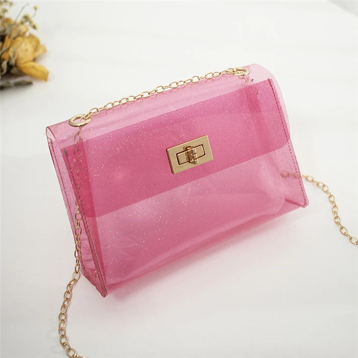 

2020 New PVC Lady Fashion Handbags Jelly Bags Lady Shoulder Bags