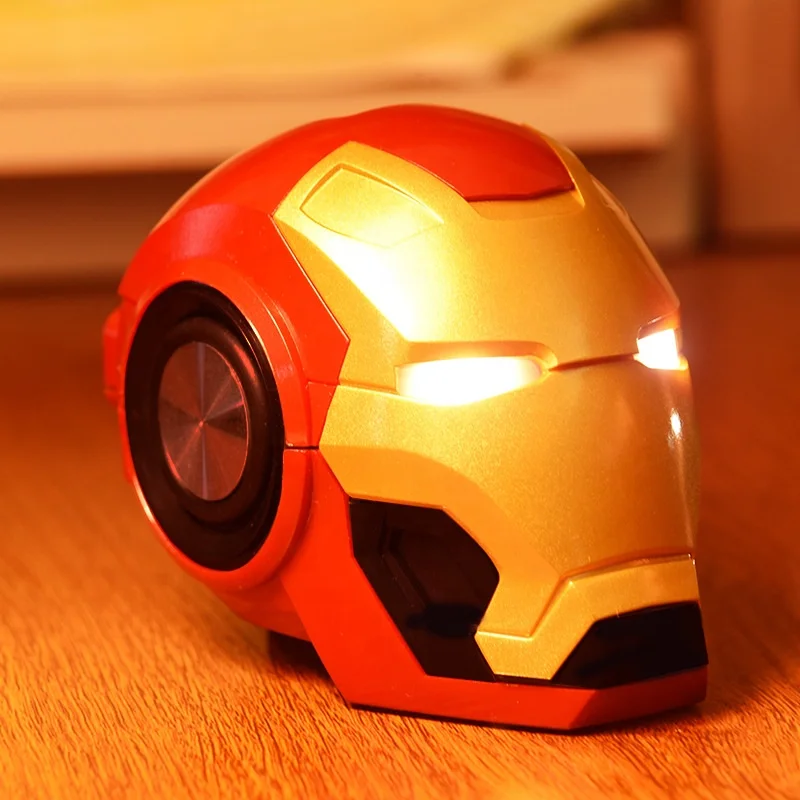 
2020 new Bluetooth Speaker Iron Man Mobile Phone Waterproof Computer Wireless Microphone 