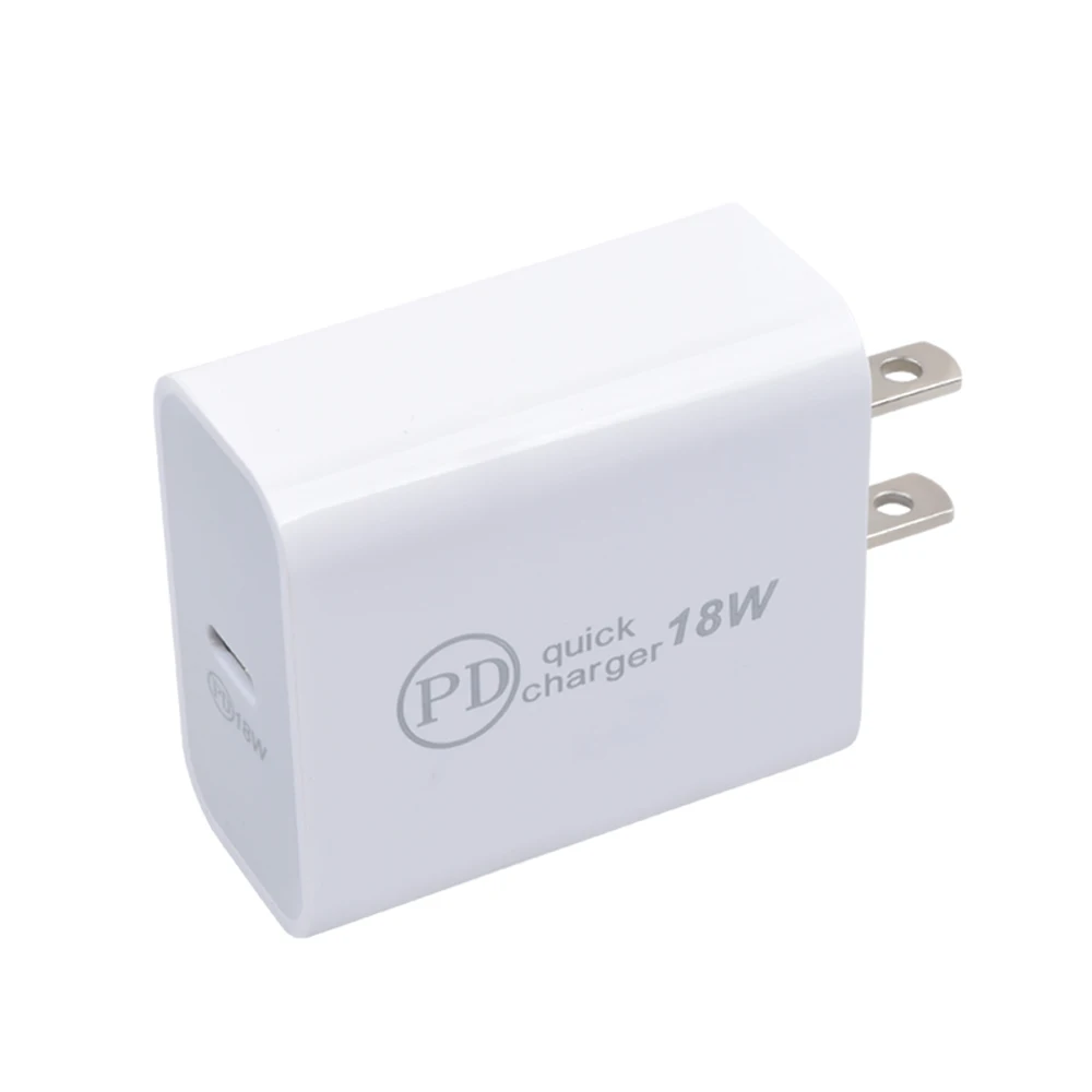 

Factory Price FCC Fast USB QC3.0 18 watt fast charger 18w mobile phone chargers, Black