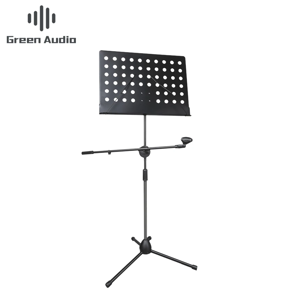 

Wholesale High quality detachable cantilever music stand telescopic music note stand adjustable sheet music stand, Black