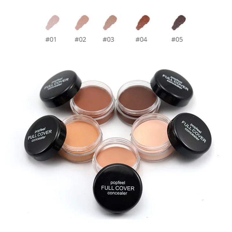 

5 Colors Natural Waterproof Popfeel Full Coverage Corrective Makeup Private Label 2 In 1 Eyebrow Concealer For Makeup