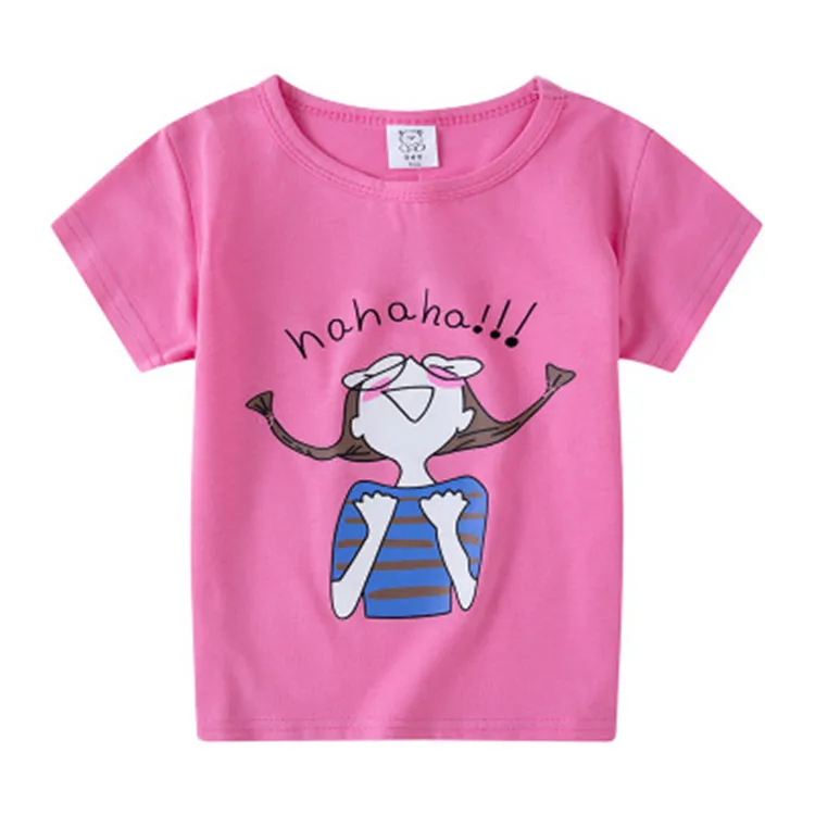 

Wholesale cheap printing tee cotton short sleeve kids boys girls t shirt