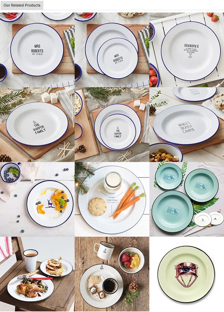 Grandpa/'s Personalised Enamel Plate