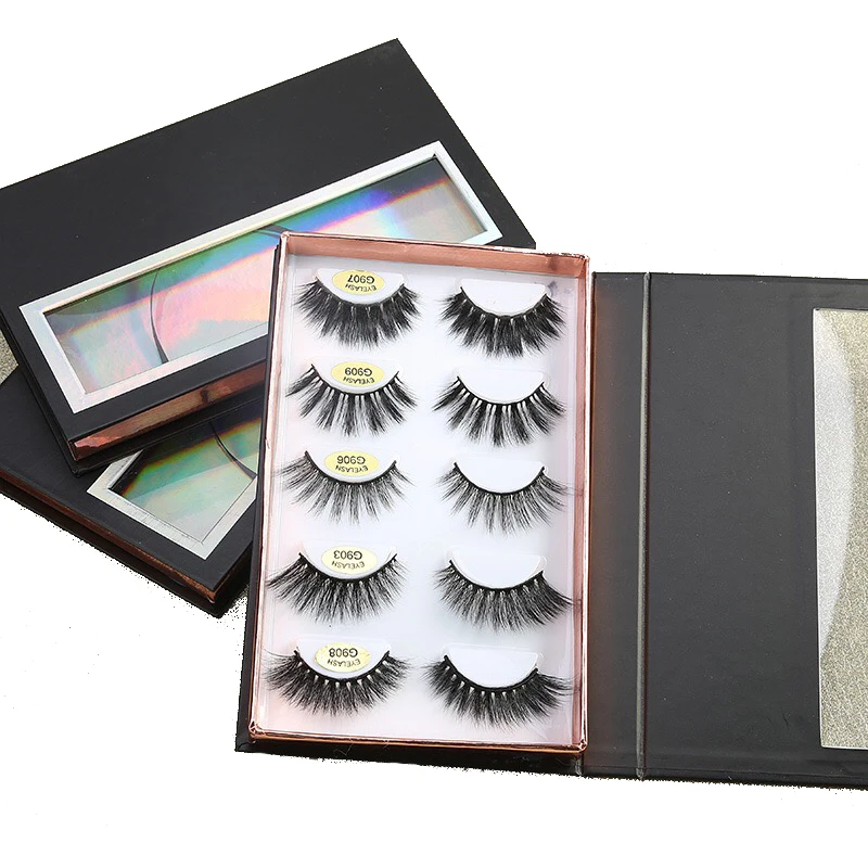 

Handmade 3d Craft 100% Uniformity Glue Free Mink Faux Magnetic Eyelashes Set