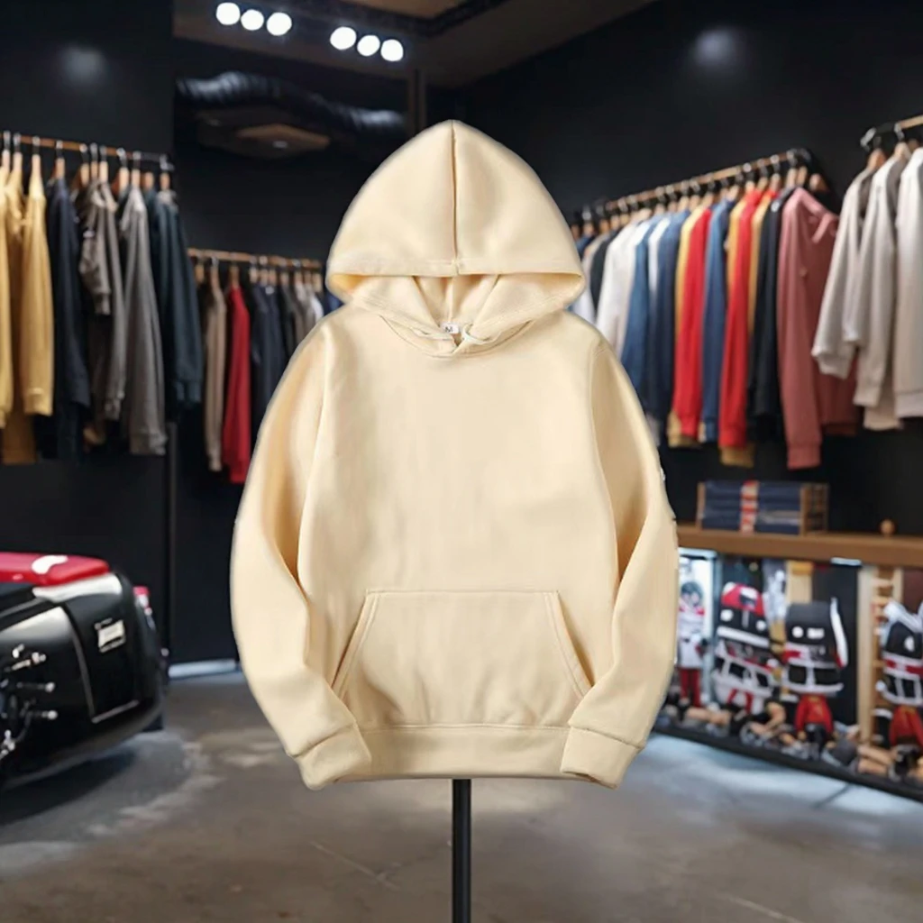 Solid Loose Casual Hoodie Sweatshirt