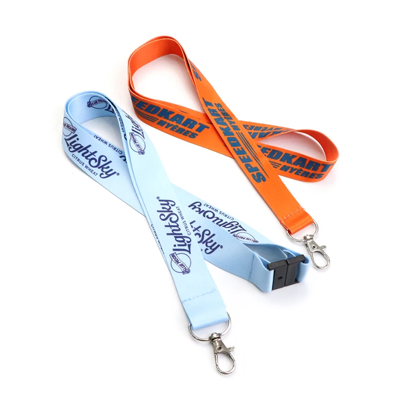 

Personalized Custom high quality card holder woven wrist lanyard with safety clip
