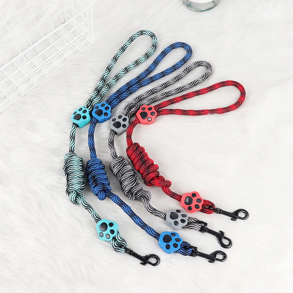 

Wholesale more design adjustable slip luxury nylon pet traction rope custom print logo pet retractable dog leash, Customized color