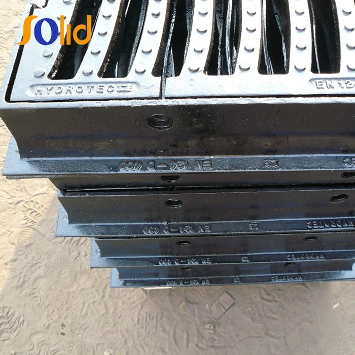 OEM En124 B125 C250 D400 Ductile Iron Rain Drainage Gully Channel Grating