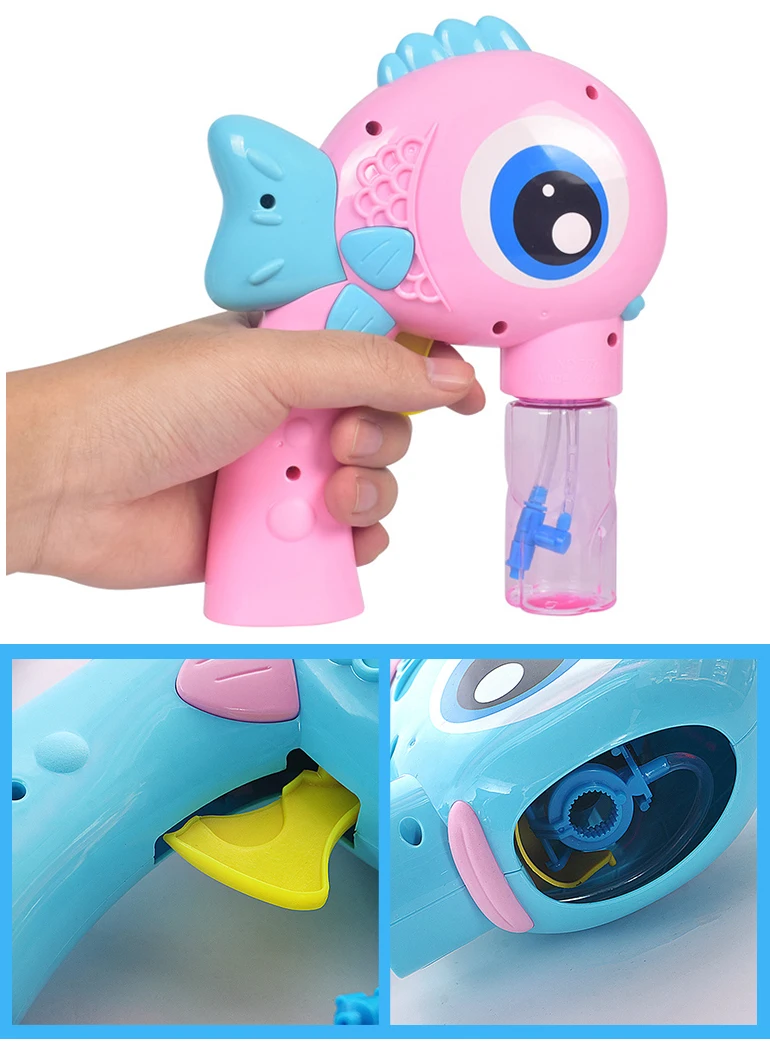 Outdoor toy inertial handheld cartoon big eye fish bubble gun.jpg