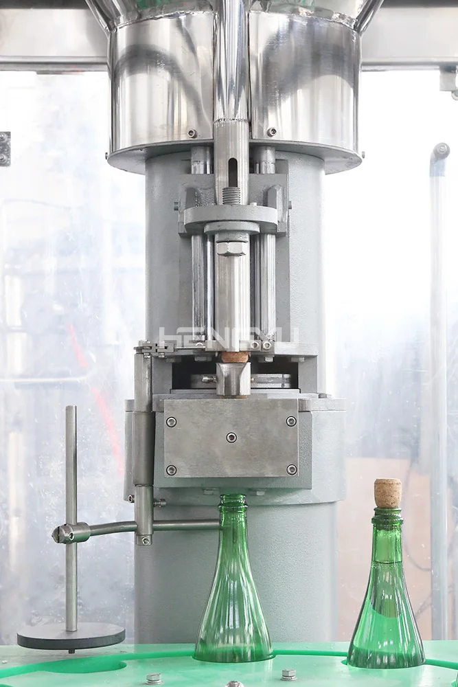 Hengyu Machinery Wine Bottle Corker Machine / Wine Corker Machine