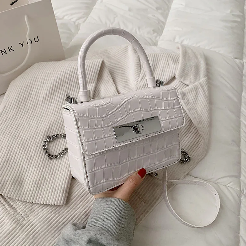 

Fashion name brand ladies Alligator Print small new purses and Handbags For Women
