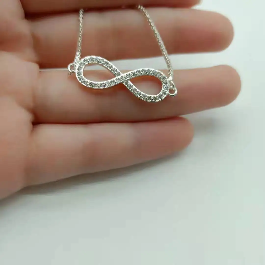 

Minimalist Bracelets Women Brass Zircon Jewelry, As pic