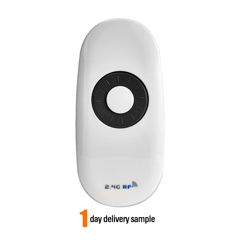 

Customizable 2.4G RF smart home controller wireless remote control housing abs plastic case, White