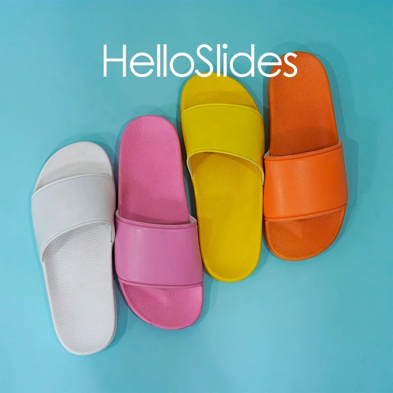 

Helloslides Custom Non Slip Men Slides For Male Unisex Blank Customize Slide Slipper Sandals Custom Logo Slide Sandal Men