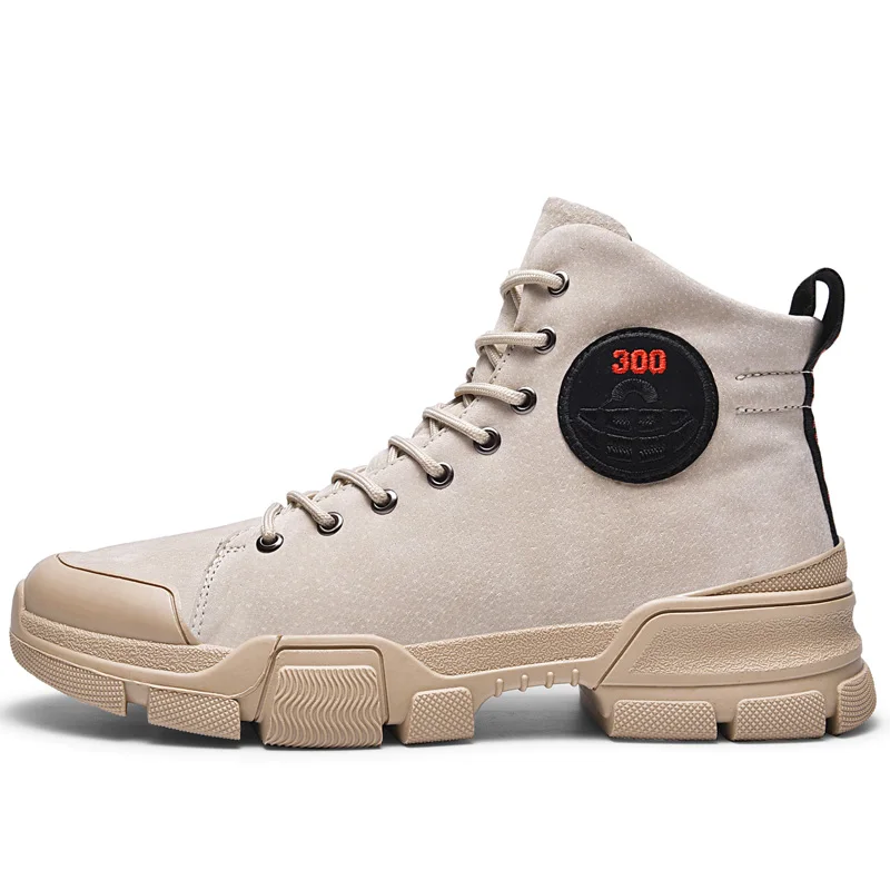

Popular Genuine Leather Men's Casual Shoes Leather Matin Boots
