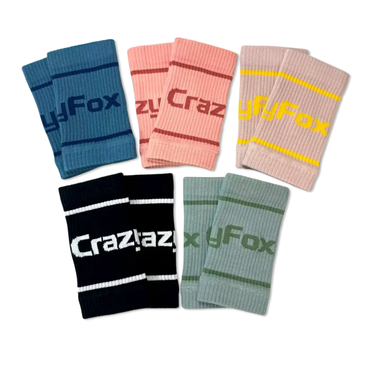 Custom Color Gym Sweat Bandswrist SweatbandFitness Wristbands for GymnasiumWeight LiftingTennisBadmintonBasketball