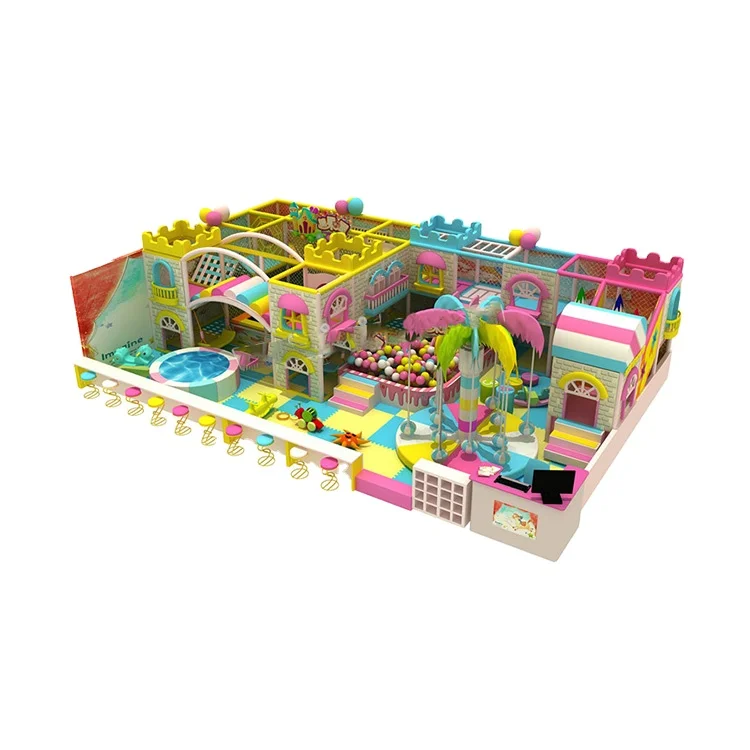 baby indoor amusement park equipment indoor soft playground plastic toys center kids