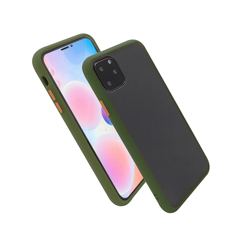 Frosted pc tpu 2 in 1 clear cell phone case for HUAWEI HONOR 9A MATE 20 LITE PRO 30 40 PRO MATE30/NOVA5IPRO
