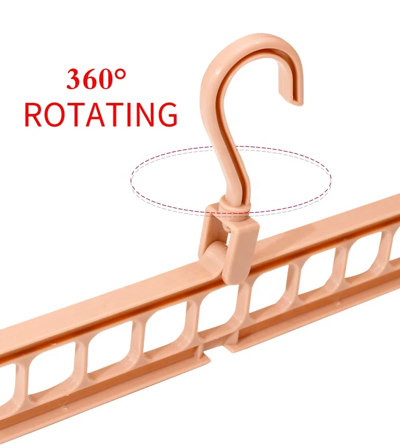 

Nine-hole Rotating Magic Clothes Hanger Multi-function Folding Magic Hanger Wardrobe Drying Clothes Home Bedroom Storage Holder, Customized