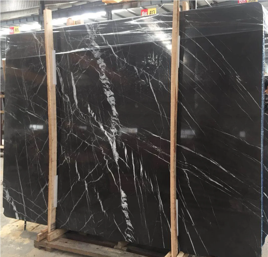 Factory Grey Marble With White Vein Marble Tiles Pietra Grey Marble Slab