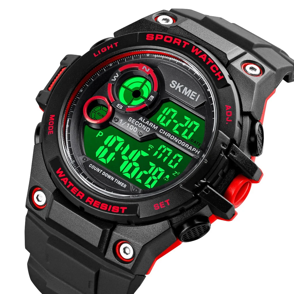 

Skmei 1759 Sport Watch Double Time And Chrono Men Wrist Watch Digital Cheap Price relojes hombre Sports Digital Watch, Black,blue,red,navy blue,army green