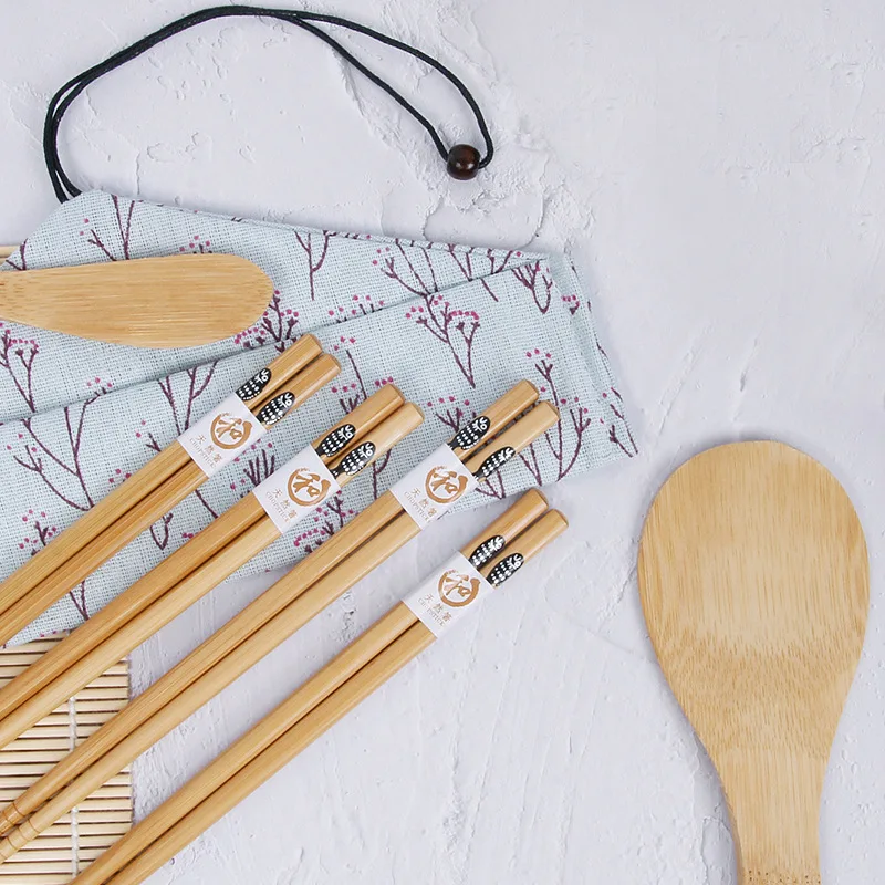 High quality Healthy Handmade Bamboo Sushi Tool Sushi Mat With Fancy Bag Professional Maker Sushi Kit