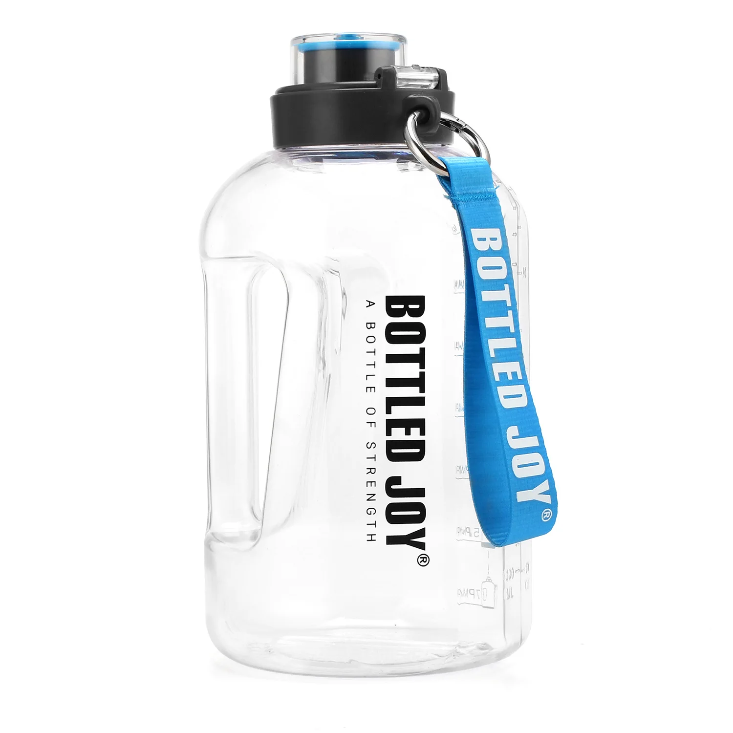 

2.2L Eco Friendly BPA Free Wholesale Motivational PETG Plastic Gym Sports Gallon Water Bottle Custom Logo With Straw, Customized color