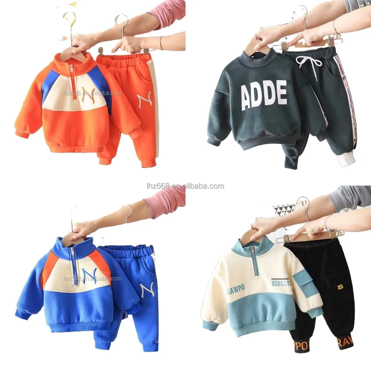 

Autumn Winter Baby Boys Children Clothing Sets Tracksuits Clothes Hoodies Suits 100% Cotton children cotton sweatshirt hoodies