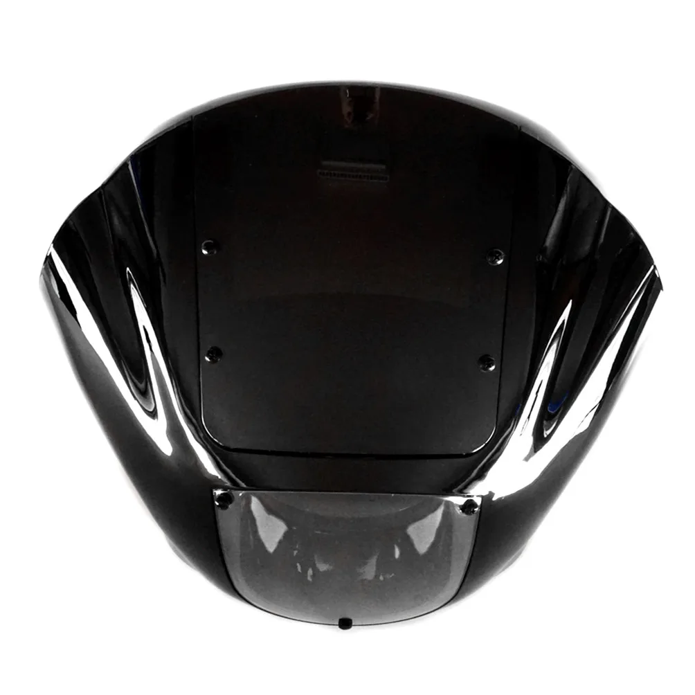 
Black ABS Quarter Fairing with Clear PC Windshield for Harley 86-94 FXR and 95-05 Dyna Models 