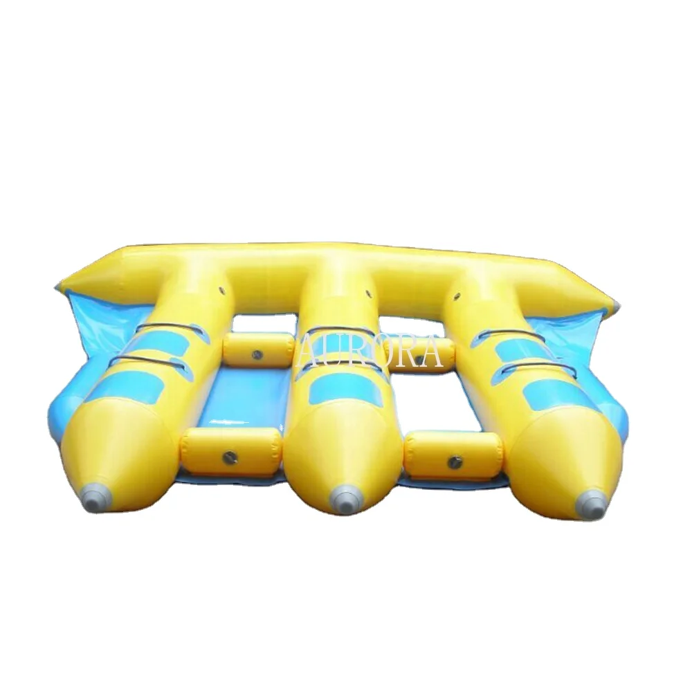 

High quality inflatable flying fish banana boat for water game inflatable fly fishing boat, Customized