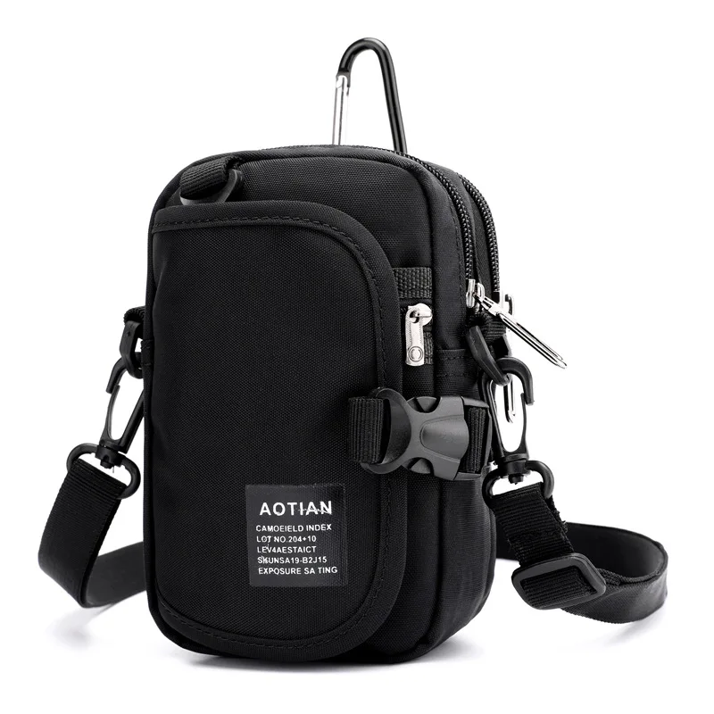 

Waist Bag Crossbody Small Shoulder Bag Nylon Mobile Waist Phone Pouch Belt Bag, 5 colors