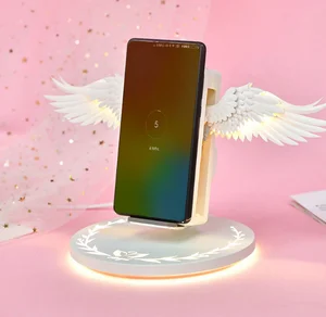 new 2019 trending product beautiful angel wings 10W wireless charger