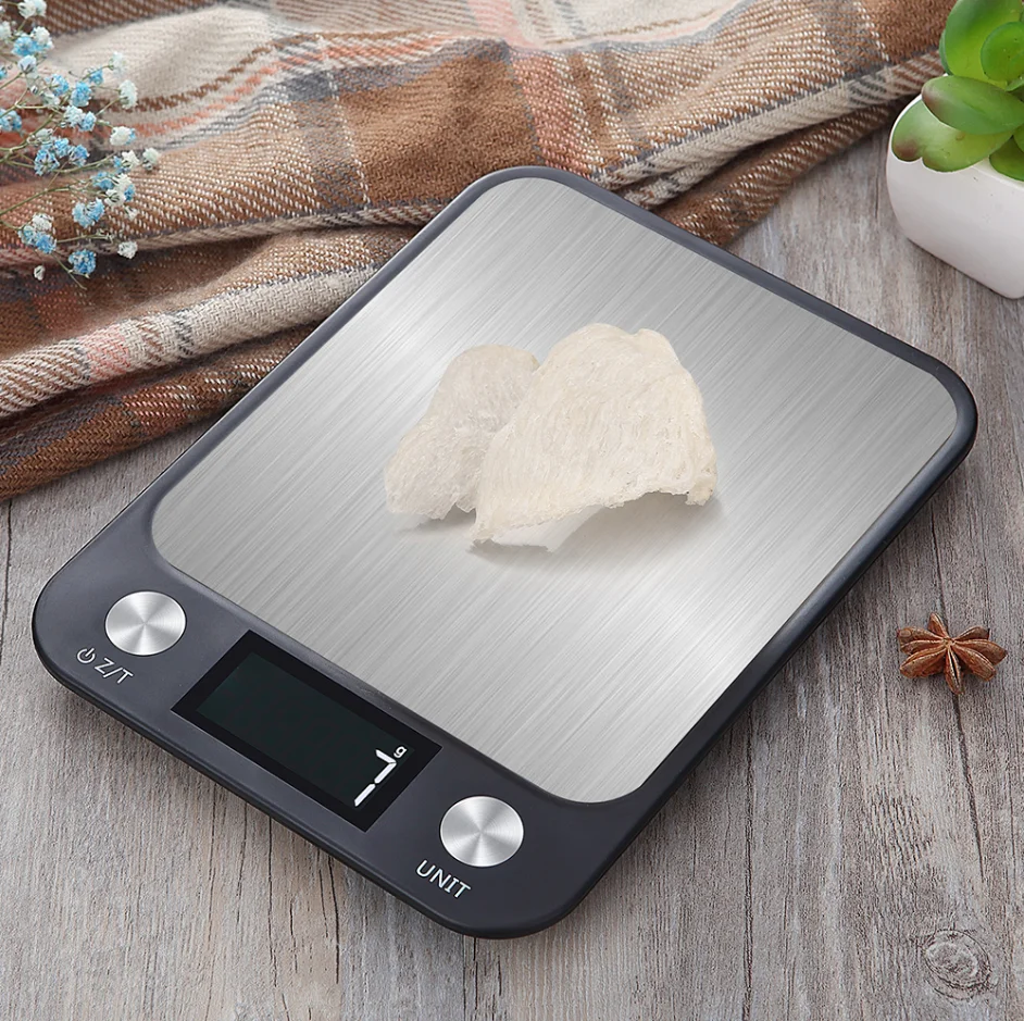 

Digital Food Kitchen Scales Multi-function Stainless Steel Measuring Weighing Scales with LCD Display