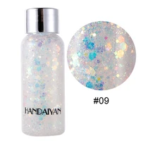 

Private Label 9 Colors Glitter Body gel Glitter Gel Face Hair Nail Eye Glitters