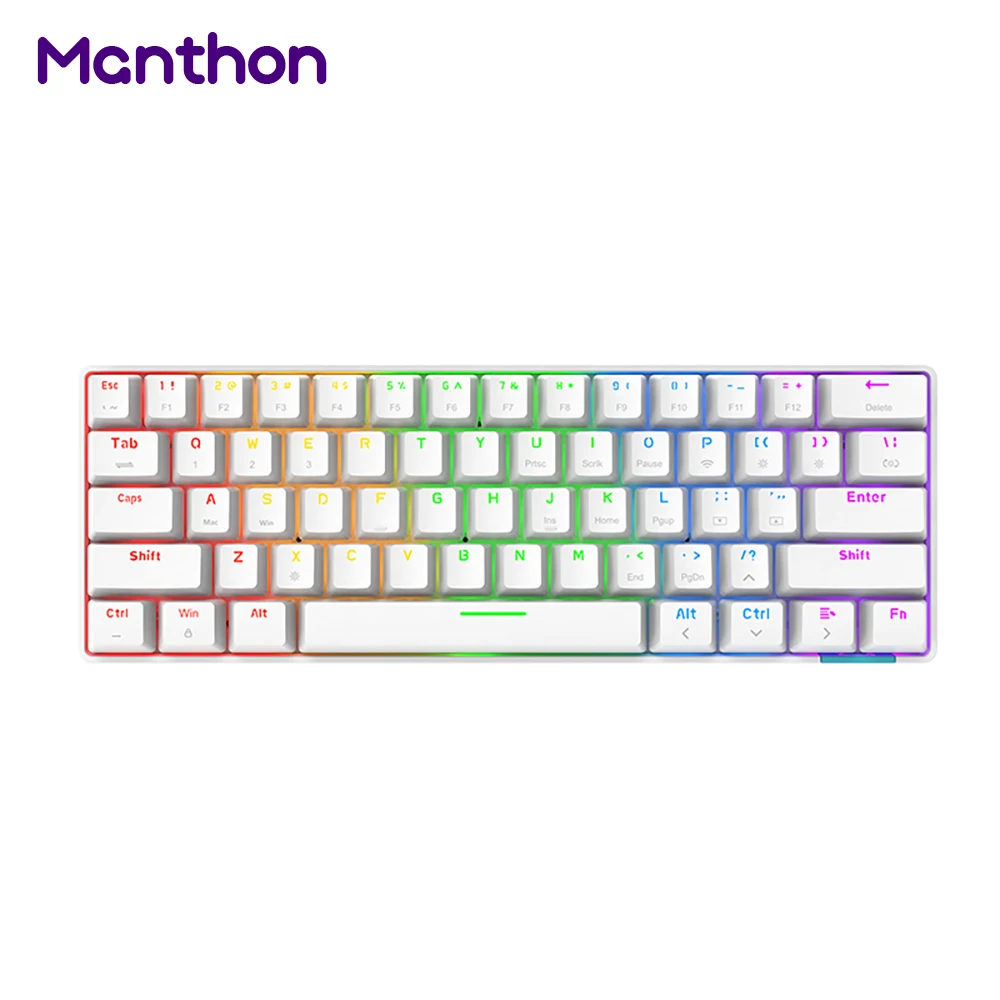 

Hot Selling Rakk 60 Percent Bd G92 Nubwo HK One Piece Gaming Mechanical Keyboard