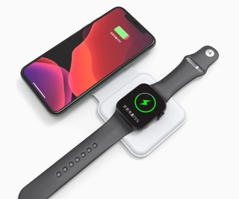 

NEW trending 2021 Best selling product wireless charger 3 in 1 fast charger Magsafing Charger for phone 12, White