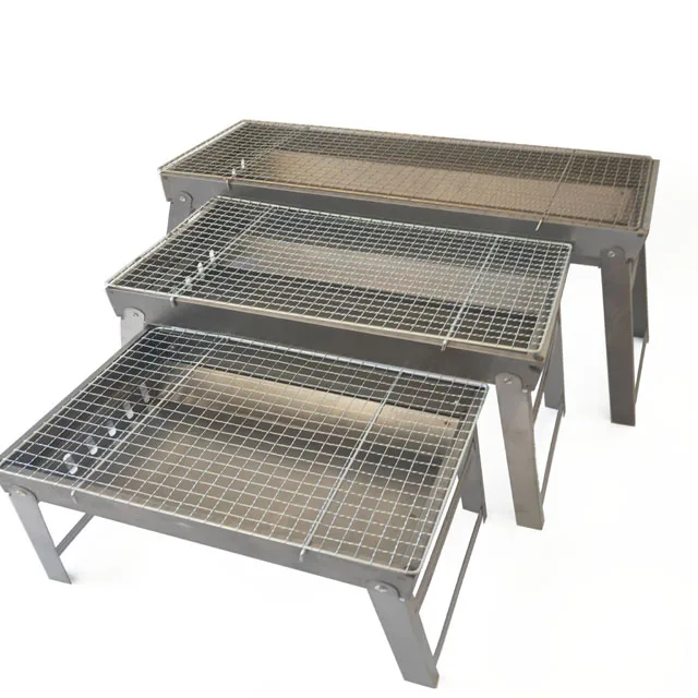 

Portable Iron BBQ Charcoal Grill Cooking Outdoor Party Barbecue Grill