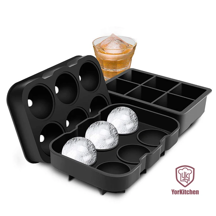

Food Grade Ice Skulls Mould Maker Silicone Diamond Ice Cube Tray