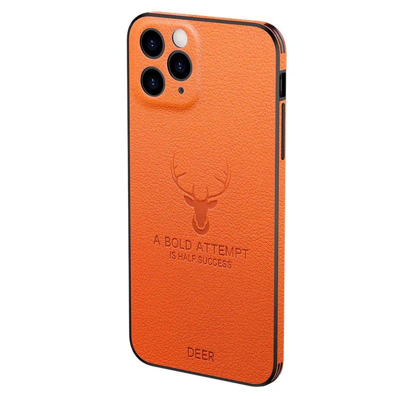 

High Quality Mobile Phone Case Sublimation Deer Leather Phone Shell For Custom