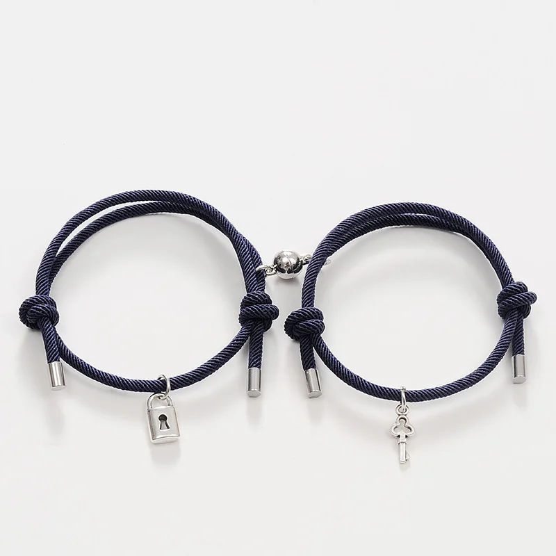 

New Fashion Key Lock Couples Bracelet BT011