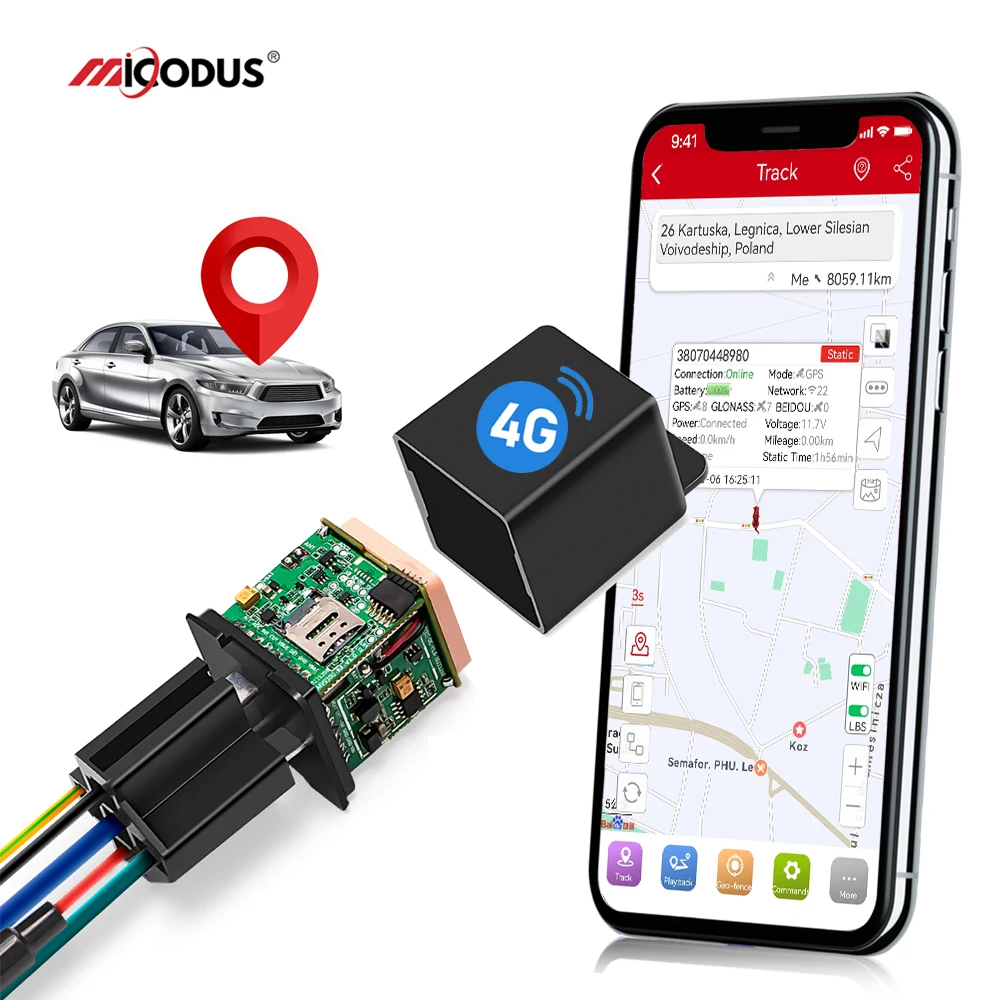 

MiCODUS MV930G Mini Hidden ACC Detection Engine Cut Off Fleet Motorcycle Gps Tracking Device Rastreador Relay Gps Car Tracker 4G