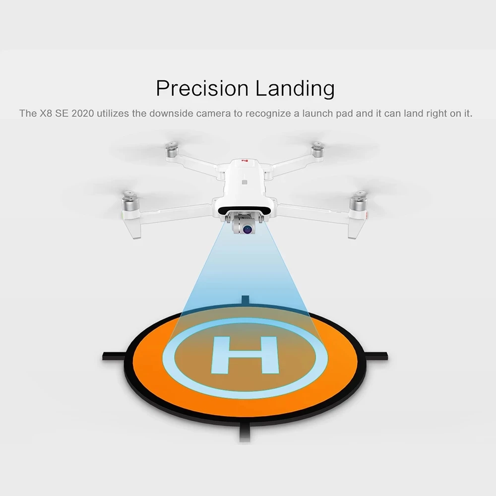 
FIMI X8 SE 2020 Foldable Quadcopter Kit 8km Range 4K Camera UHD 100Mbp HDR Video 70mins Flight Time FlyCam Professional Drone 