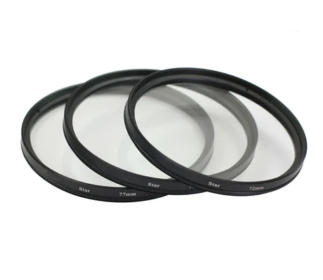 
Customized +4+6+8 Point Lines with Aluminum Frame for Camera Night Time Use Star Filter 