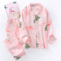 

Sleepwear Women Set Long Sleeve Pajamas Nightwear Autumn Cotton Pijama 2 Piece