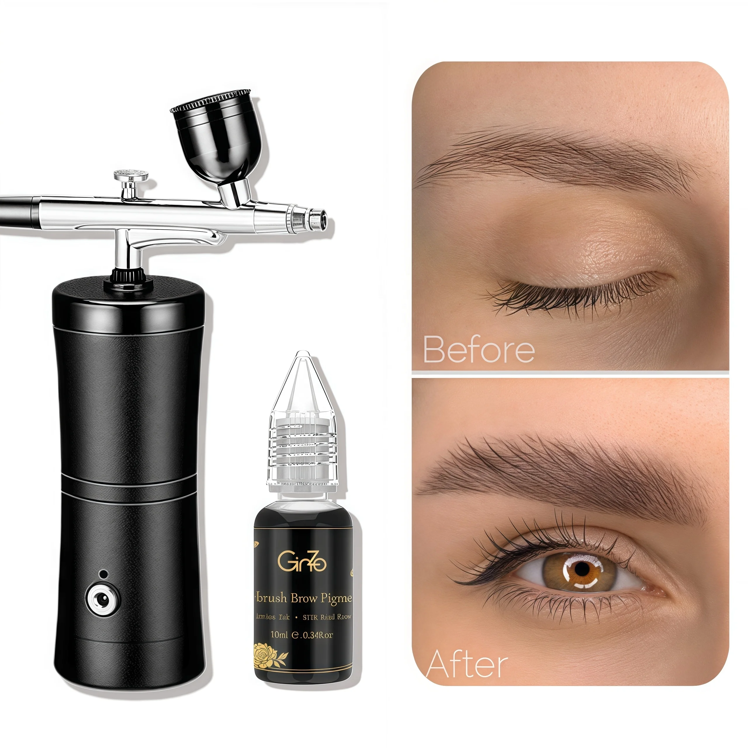 Eyebrow Dye Kit Organic Pigment Tattoo Ink