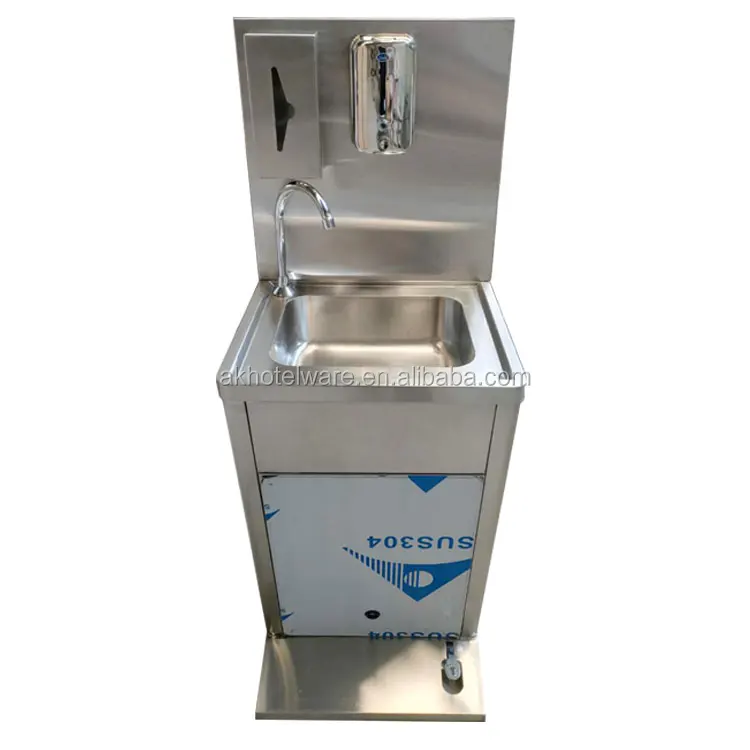 Foot Pedal Sink Stand Commercial Restaurant Hospital Kitchen Sink Foot