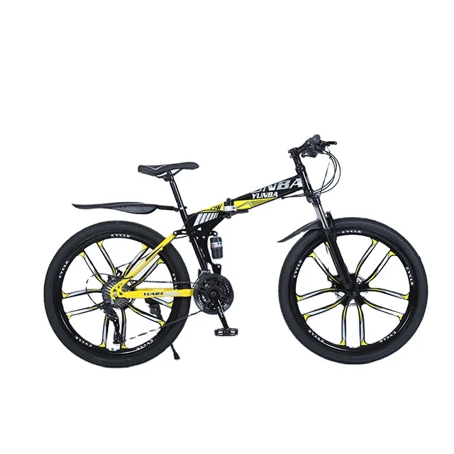 

REAL New Design Speed 24/26/27.5/29 Inch Folding High-carbon Men Steel Frame MTB Mountain Bike, Customized